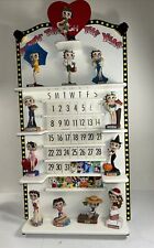 BETTY BOOP Boopin' Through The Year Danbury Mint Figurine Wall Calendar COMPLETE picture