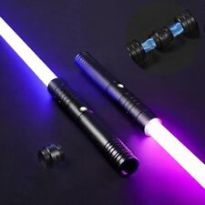 2PACK 2 in 1 Dueling Lightsaber Alloy Handle 15 Colors Type-C Rechargeable picture