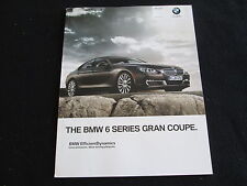2012 BMW 6 Series Gran Coupe Sales Brochure F06 640i 650i xDrive 4-door Catalog picture