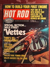 Rare HOT ROD Car Magazine August 1972 Racing Corvettes Pontiac Le Mans Road Test picture