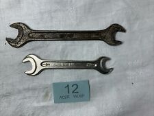 2 DIN 895 GERMANY OPEN SPANNER WRENCH TOOL VINTAGE AUTO 1/2 7/16 AF 5/16 1/4 W picture