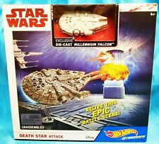 New Mattel Hot Wheels Star Wars Starships Death Star Attack Playset picture