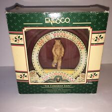 1989 Enesco Cowardly Lion Wizard of Oz Treasury Of Christmas Ornament picture