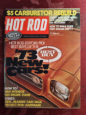 Rare HOT ROD Car Magazine October 1972 Chevy Chevelle Laguna 73 New Cars picture