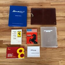 Ferrari 308 Literature (Leather Pouch, Warranty, Workshop & Owners Manual, Dino) picture