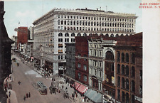 View of Main Street, Buffalo, New York, Very Early Postcard, Unused picture