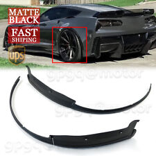 For Corvette C7 Z06 2014-2019 Matte Rear Quarter Extension Pair Wheel Arch Trim picture