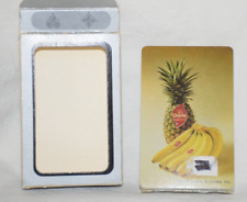 Vtg RARE NOS Dole Pineapple Banana Playing Cards Advertising Castle Cooke Inc. picture