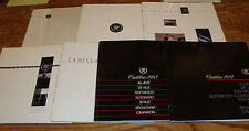 1987 1988 1989 1990 1991 1992 1993 Cadillac Full Line Deluxe Sales Brochure Lot picture