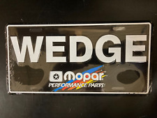 NOS OE Mopar Performance Parts WEDGE License Plate P5249940 Big Block 426 NEW picture