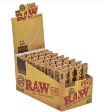 Raw Classic Cones 1 1/4 1.25, 6 Cones Per Pack/32 Packs Per Box picture