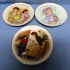 SET OF 3 SMALL PLATES-MOTHER DAY-1981,1984,1985 CRAFTED FOR AVON PRODUCTS picture