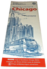 APRIL 2008 AMTRAK TO THE HEART OF CHICAGO BROCHURE picture