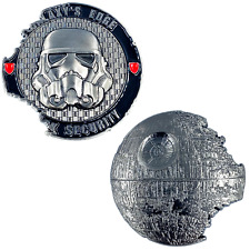 DL10-07 Death Star Galaxy's Edge Park Security Challenge Coin Storm Trooper Rogu picture