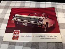 1965 American Motor Company Rambler Ambassador advertising brochure picture