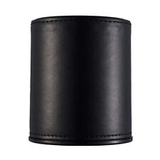 1x New Portable Bar Leather Black Dice Cup Dicebox (Without Tray Or Dice) picture