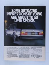 1985 Volvo 700 Series Vintage Original Print Ad 8.5 x 11