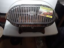VINTAGE LODGE CAST IRON SPORTSMAN GRILL WITH COVER AND PAPERWORK picture