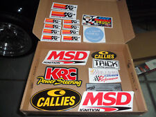 Lot of  20 Various Racing Stickers K&N MSD Callies Melling Performance KRC picture