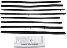 Window Sweeps Weatherstrip for 1967 Ford Fairlane Black Front Rear Left Right picture
