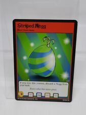 Neopets Card Base Set Rare Striped Negg 84/234. 2003 picture