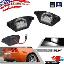 For Buick Skyhawk 82-89,Chevrolet Impala 00-05 White LED License Plate Lights 2x picture
