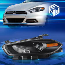 For 13-16 Dodge Dart Driver Side OE Style Projector Headlights Black Replacement picture