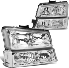 HL-OH-CS03-4P-CH-CL1 Headlight Assembly (Driver & Passenger Side), Chrome Clear picture
