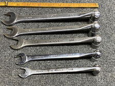 Vintage S-K Tools 5 Piece Saltus Socket End Wrench Set 7/16 - 11/16” USA picture