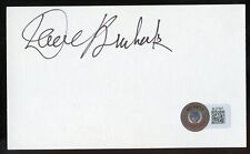 Dave Brubeck d2012 signed autograph 3x5 card Jazz Pianist Composer BAS Stickered picture
