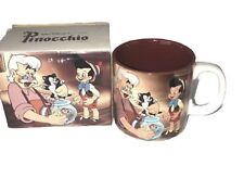 NOS vintage Disney Ceramic ￼Mug With Box  Pinocchio #2 Fun picture