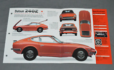 1969-1974 DATSUN 240Z (1971) Japanese Car PHOTO SPEC SHEET BROCHURE BOOKLET picture
