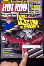 FORD FUEL INJECTION CHEVY CAMARO - HOT ROD MAGAZINE, DECEMBER 1998 picture
