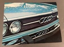 1973 Audi Car Line Sales Brochure Folder - 100 100GL 100LS picture