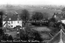 plo-93 Elevated View, Great Bentley from Church Tower, Essex. Photo picture