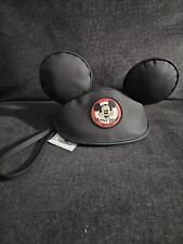 Disney Parks Mickey Mouse Club Ears Hat Zippered Wristlet Clutch Purse NEW picture