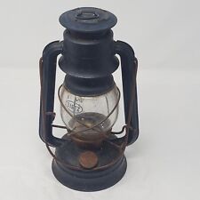 DIETZ Tubular Lantern 76 Original Oil Lamp Black With Brass Trim Cold Blast READ picture