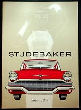 VINTAGE 1957 Studebaker Sedans President Hawk Color Original Car Sales Brochure picture