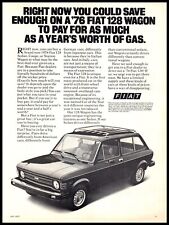 1977 Magazine Car Print Ad - 1976 Fiat 128 Wagon A6 picture