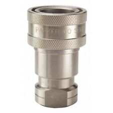 Parker Sh8-62-T16 Hydraulic Quick Connect Hose Coupling, 303 Stainless Steel picture