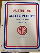 Austin Collision Guide Part No JRT 304082 Sept. 1982 1st Ed. yrs 1970-1980 picture