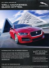 2017 Jaguar XE Original Advertisement Print Art Car Ad J923 picture