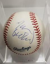 Tom Brokaw Signed Autographed 2001 World Series 1st Pitch OMLB Baseball JSA COA picture