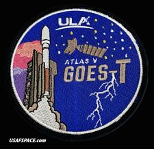 Authentic GOES-T - ULA  ATLAS V Launch - NASA NOAA USSF SATELLITE SPACE PATCH picture