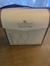 2 Indycar NASCAR Waterford Crystal Wine Glasses 2008 Indianapolis Motor Speedway picture