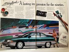 1992 Buick Skylark Two Page Print Ad picture