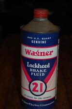EARLY VINTAGE WAGNER LOCKHEED 21 HYDRAULIC  BRAKE FLUID ADVERTISING  OIL CAN TIN picture