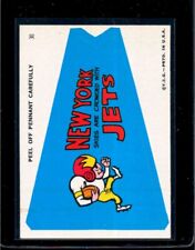 1967 Topps Krazy Comic Pennants # 30   New York Jets  Sticker picture