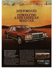 1979 Ford LTD Landau Red 4-door Sedan Vintage Ad  picture