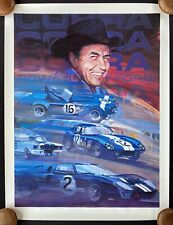 Carroll SHELBY Cobra Powered by Ford Daytona 427 GT40 Mustang Poster picture
